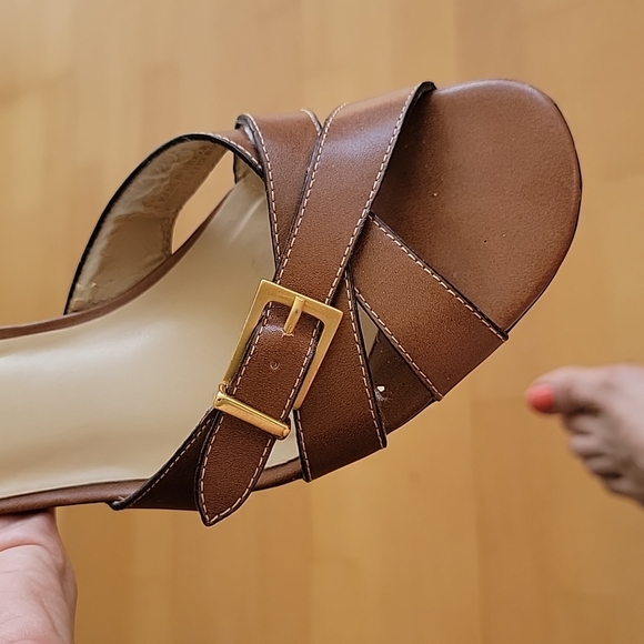 TALBOTS LEATHER WELL WORN SANDALS - Picture 8 of 8